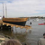 Launching 1/2 of the John Smith Shallop