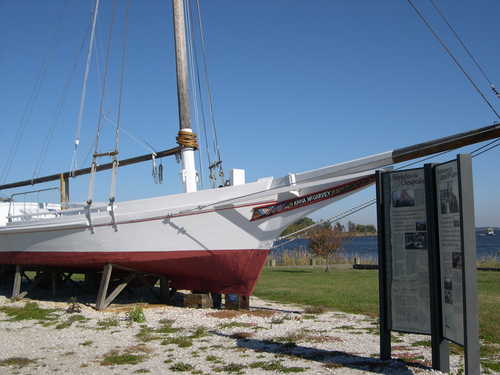 The Anna McGarvey, a Chesapeake Skipjack