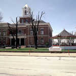 Clark County Courthouse and  Marshall Bandstand
