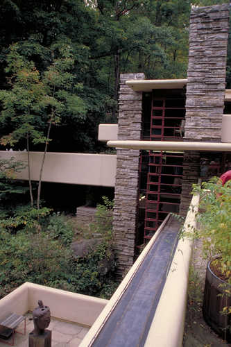 Eaves and Artwork at Fallingwater