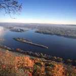 The Mississippi River Creates a Beautiful Panoramic View