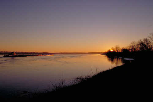River Sunrise Near Blytheville