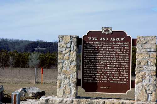Bow and Arrow Historic Marker