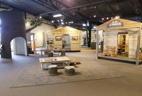 Sawmill Museum Log Cabins