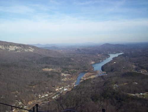 Overlooking Lake Lure from Chimney Rock