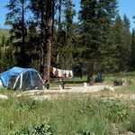 Camping at Soda Butte