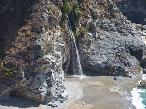Waterfall at Julia Pfeiffer Burns State Park