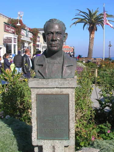 Bust of John Steinbeck in Monterey