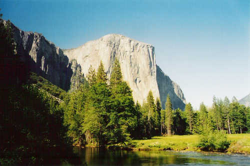 El Capitan above Yosemite Valley