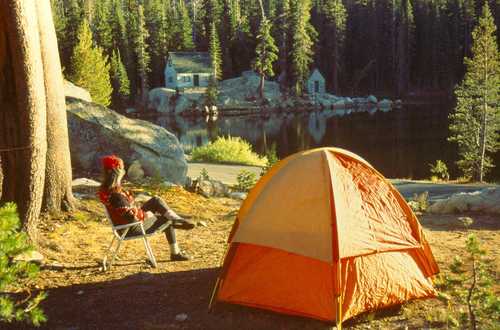 Camping at Mosquito Lakes