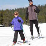 Family Skiing on the Ebbetts Pass Scenic Byway