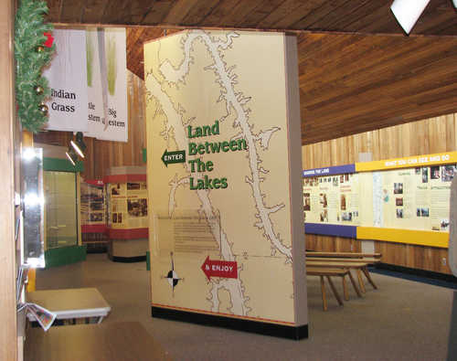 Inside the Golden Pond Visitor Center