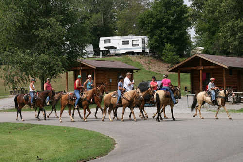 Camping with Horses at Wranglers Campground