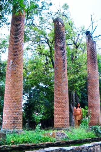 Columns of the Original Cherokee Female Seminary