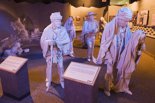 Trail of Tears Exhibit at the Cherokee National Museum