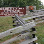 Entrance to Abraham Lincoln Birthplace
