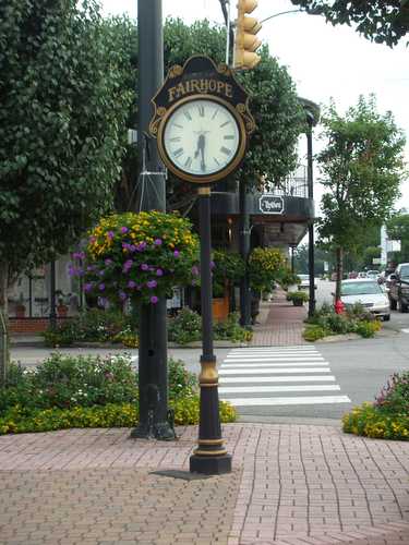 The Clock in Downtown Fairhope