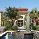 Statue and Fountains at Daphne City Hall