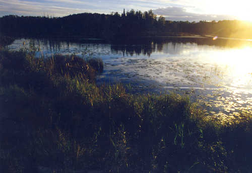 Pughole Lake at Sunset
