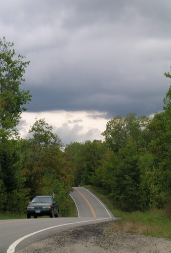 A View of the Road from the Laurentian Divide