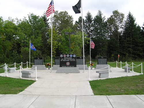 Veterans Memorial in Big Fork