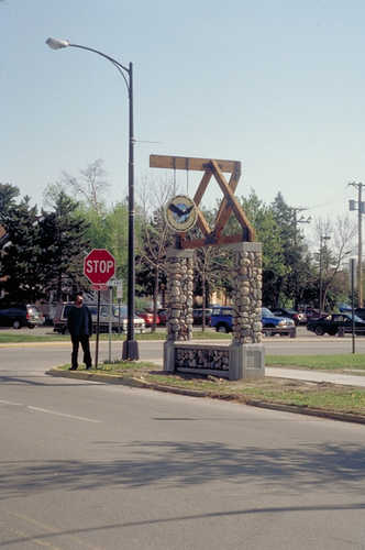 Gateway Pillar in Grand Rapids