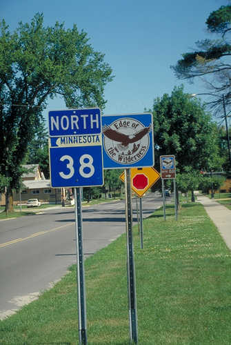 State Highway 38 and Byway Roadsigns