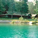 Joyce Estate Lodge Cabin from Trout Lake