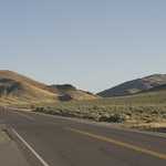 Deserted Road of the Pyramid Lake Scenic Byway