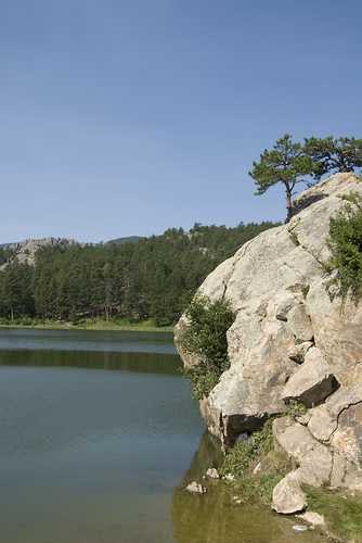 Lake near Mount Rushmore