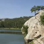 Lake near Mount Rushmore