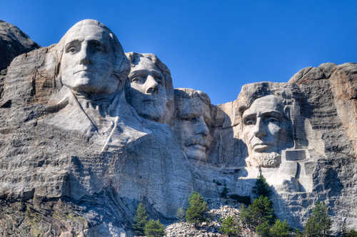 Faces of Mount Rushmore