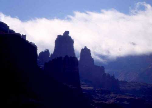 Fisher Towers Near Moab