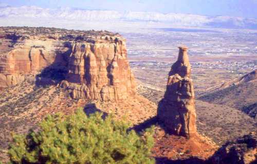 Independence Rock in Colorado National Monument