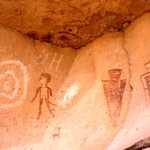 Pictographs in Thompson Canyon