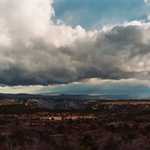 Thunderstorm over Snowy Canyonlands and Moab