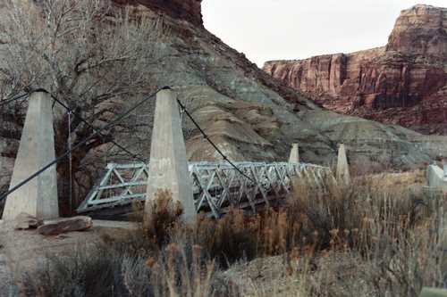 Bridge over the San Rafael River in Buckhorn Wash