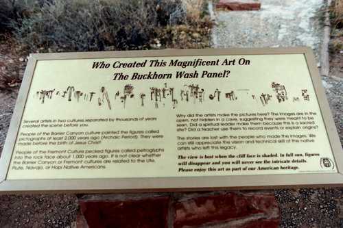 Buckhorn Wash Plaque