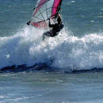 Windsurfer in Cayucos
