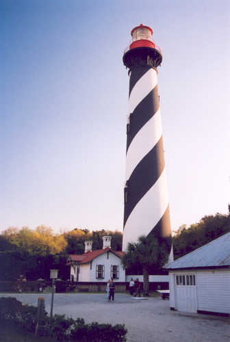 St. Augustine Lighthouse Standing Guard Over St. Augustine, FL