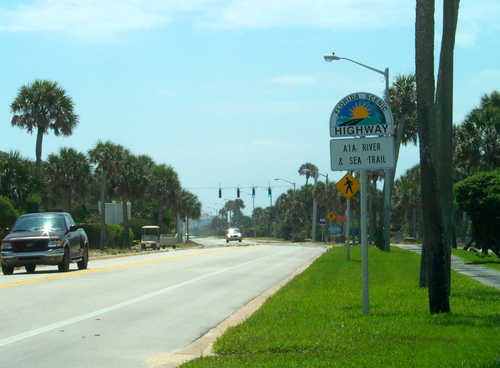 A1A Scenic Highway Roadsign