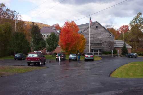The Front of the Slate Valley Museum