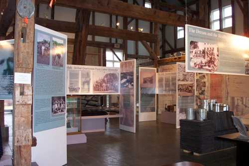Exhibits at the Slate Valley Museum