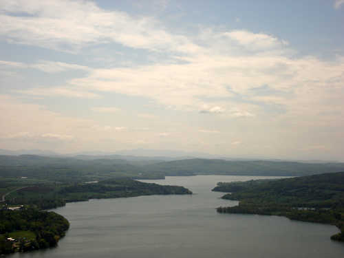 View of Lake Champlain from Mt. Defiance