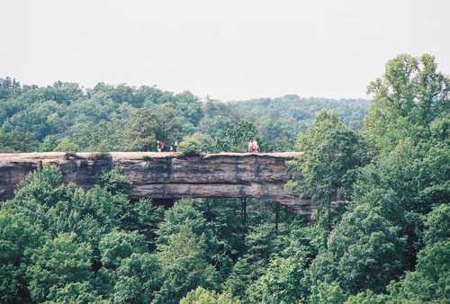 View of Natural Bridge from the Scenic Overlook