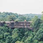 View of Natural Bridge from the Scenic Overlook