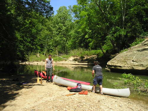 Canoes in the Red River Gorge