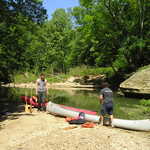 Canoes in the Red River Gorge