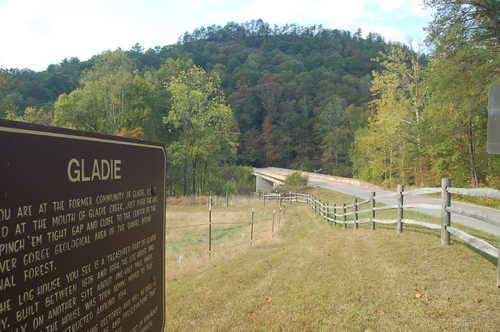 Red River Gorge Passing Gladie Historic Site