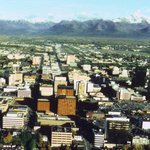 Downtown Anchorage During the Summer